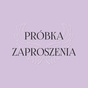 Próbka zaproszenia