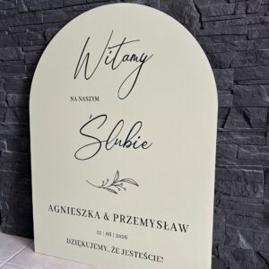 Tablica półokrągła