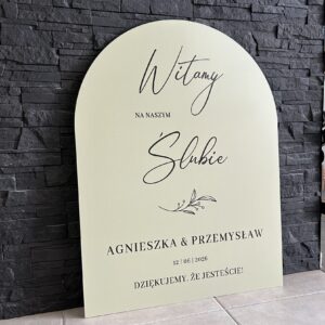 Tablica półokrągła