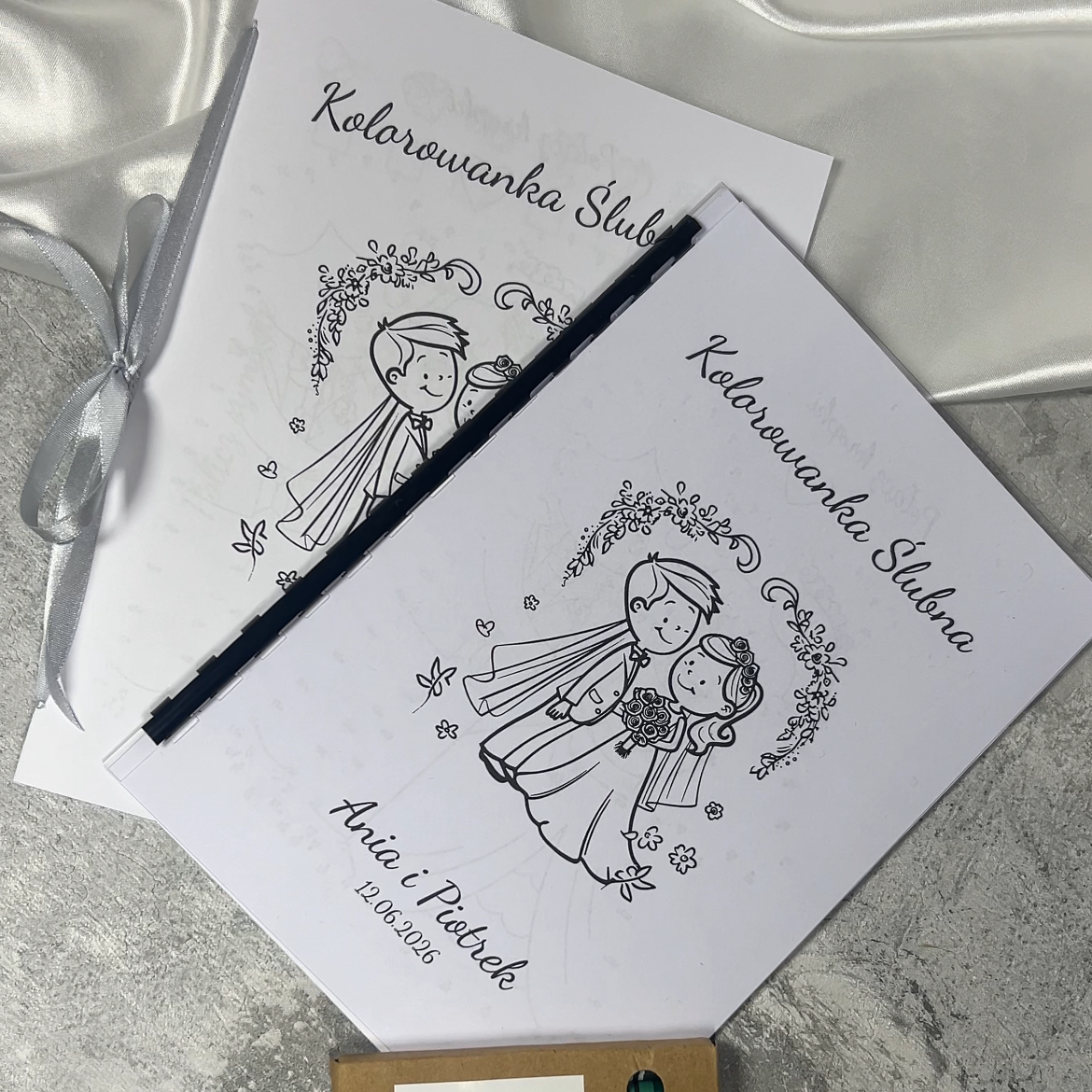 Kolorowanka Ślubna