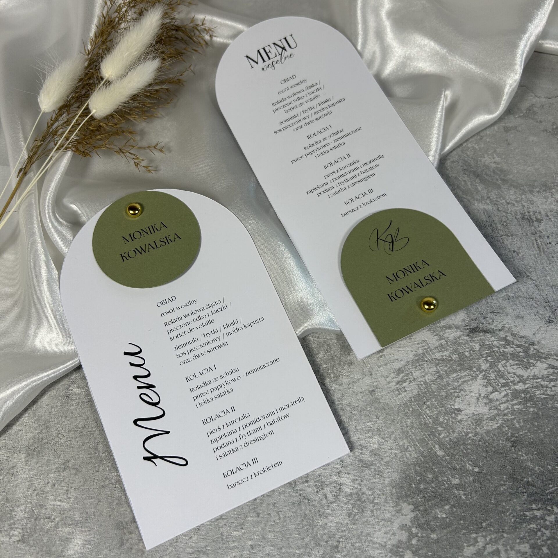 Winietka wraz z menu